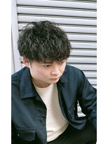 リレーションメンズヘアー(RELATION MEN'S HAIR) ツイストスパイラル×マッシュショート/アッシュブラック