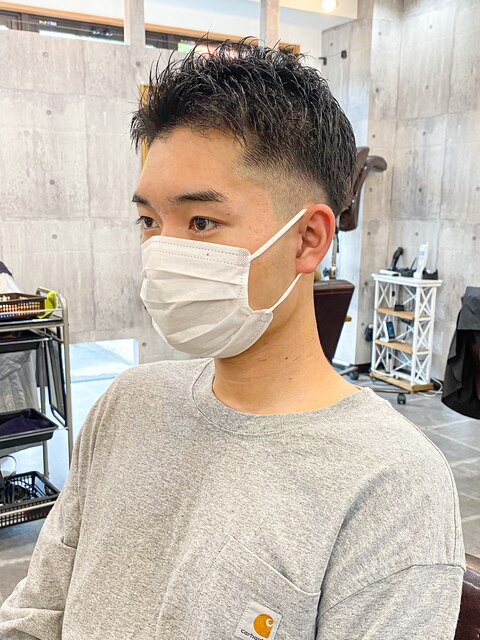 【amule hair】２ブロックフェードアップバング｜20代/30代/40代