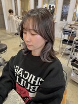 サンバイセライロ 千葉(SAN. by celilo)&nbsp;インナーカラー/ホワイトシルバー/くびれヘア