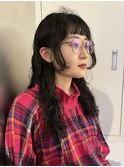 ロングパーマ　ウェーブパーマ