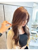 ハイトーンハイライトプルエクステオイルカラー顔周りレイヤー