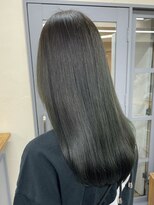 ヴェルダ 池袋店(verda)&nbsp;ブリーチなしダブルカラー オリーブグレージュ