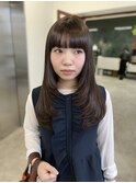 レイヤーカット/顔まわりレイヤー/ワンカール/*214