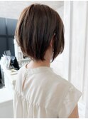 福山Caary20代30代40代50代60代ショートボブ小顔補正立体カット