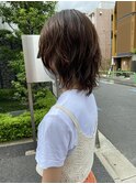 △癖毛風ウルフパーマレイヤーパーマミディアムパーマ