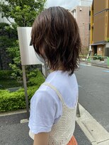 アクアオモテサンドウ(ACQUA omotesando)&nbsp;△癖毛風ウルフパーマレイヤーパーマミディアムパーマ