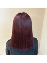 アヴァンス ジェイアール和歌山店(AVANCE.)&nbsp;ブリーチなしダブルカラー×ワインレッド