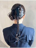ロング顔周りレイヤー韓国ヘア美髪おくれ毛_ba547611