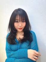 ポイントファイブバイソレイユ 藤沢店(.5 by SOLEIL)&nbsp;ロングシースルーバングハッシュカットレイヤーカット