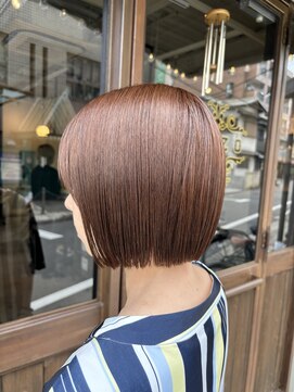 ラソ バルコ(LAZO barco) 髪質改善でコンパクトにまとまるミニボブ