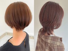 白髪染めは黒っぽい色から明るい白髪染めまで。透け感のある白髪ぼかしまで◎