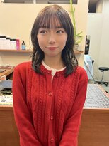 ノイ(noii)&nbsp;ミディアム/オリーブベージュ/レイヤー/レイヤーカット