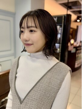 ヘアドネーション後の外ハネボブ【坂根】