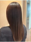 プレミアム髪質改善カラートリプルヘアエステ