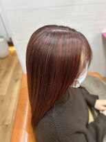 ヘアーブランドジン ティアラ(HAIR BRAND Jin Tiara)&nbsp;暖色ハイライトカラー【松山美容室】