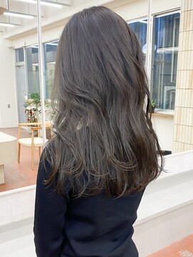 パークレーン アイス イヴェン(park lane ICI yeven) ブリーチなしミディアムセミロングレイヤーベージュグレージュ