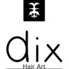 Hair Art dix蘇我店のお店ロゴ