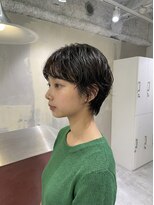 フィグバイアルテフィーチェ(fig by artefice)&nbsp;マッシュウルフボブパーマミルクティーベージュシルバーアッシュ