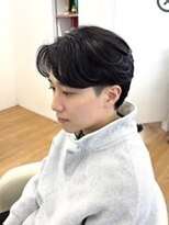 become men's hair 名駅EAST【10月3日 NEW OPEN(予定)】&nbsp;曲がるメンズ縮毛矯正×毛流れセンターパート/名古屋/名駅