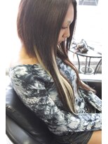 オーバーキャプテンネイキッド(OVER CAPTAIN NAKED) 「黒×白」エクステハイライトMIXつけ放題