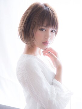 アリエッタ(aRietta) 【aRietta/銀座】 小顔ベージュカラー似合わせカットボブ