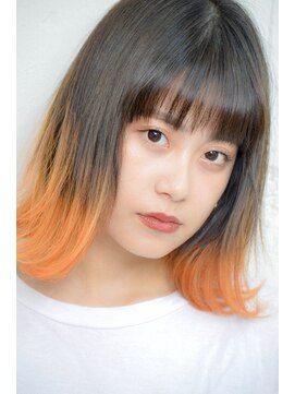 ノラ シンディ(NORA CYNDY) 【CYNDY砂川】CYNDYオリジナル♪ビビットオレンジグラデーション