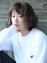 グラス(grass)&nbsp;カジュアル　カーリー　パーマ　くしゃくしゃ　楽　ボブ