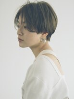 フォト 新宿(foto)&nbsp;グレーベージュ前髪パーマレイヤーカットダブルカラー髪質改善