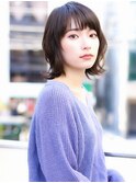 ボブミディアム髪型【30代40代50代】ストレートパーマ