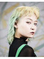 オンザ(ONTHE)&nbsp;ペールトーンワイドバングミディアムボブウルフ【林京平】