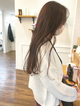 レジスタヘアーワークス (REGISTA hair works)の写真/【カット+カラー¥8000！】暗色からハイトーンまで透明感抜群！マスクでもオシャレ×好印象を叶えてくれる☆