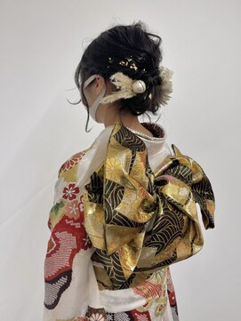 ベルクープス 天王寺店(Belle Coupes) 【Bellecoupes】岡本真由美 成人式 振袖着付け ヘアセット