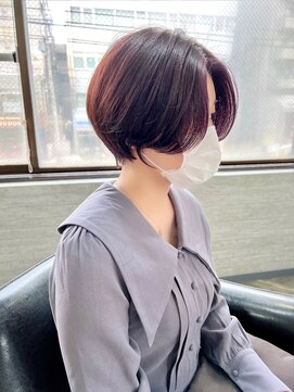 バーチョ(bacio) 20代30代40代◎小顔骨格矯正ショート【麻生/札幌ショート/白髪】