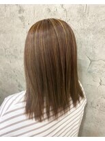 ブロッサム 富士見市 みずほ台(Blossom)&nbsp;脱白髪染ハイライトで更に明るく