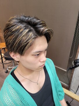 メンズ レオ 南森町店(men's LEO) 7:3×メッシュ×爽やかショート