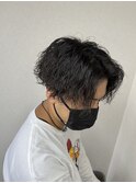 ツイスパ×センターパート