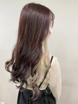 ギャラクシー ヘアードレッサーズ(galaxy hairdressers) イヤリングカラーホワイトベージュ