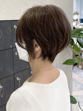 ザザ シンジュク(ZA/ZA shinjuku) 大人ショートボブ×フェイスレイヤー