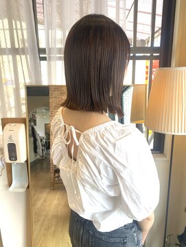 ルアナ ヘアメイク(Luana hair make) 切りっぱなしロブ