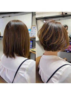 カミケン 方木田店(kamiken.) ゆるふわ束感ショート大人可愛いこなれ感【カミケン方木田店】