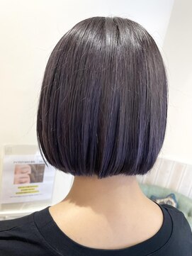 ネオリーブソラ 相模大野店(Neolive sola) パープルカラー/顔周りカット