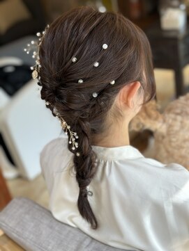 リプレシンクヘアー ブライダルヘアアレンジ