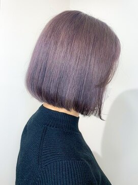 コロ(COLO) 【COLO都甲】ブリーチ２回パープルボブ