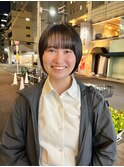 CAF FUKO ミニボブ/黒髪/ショートボブ/大阪/心斎橋