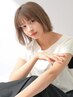 クオライン縮毛矯正+カット+カラー+トリートメント　￥15000※カラーリタッチ