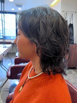 シム 千葉(sim) ニュアンスパーマ/ウェットヘア/レイヤーカット[千葉駅]