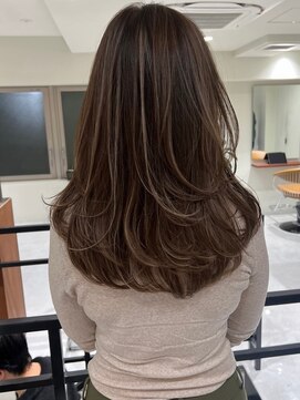 ジルブラン 横浜関内(JIL BLAN) ハイライトバレイヤージュダブルカラーケアプリーチ30代40代