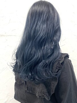 アジールヘア 東上野店(agir hair) 10代20代30代ブルーグラデーションカラー【上野】