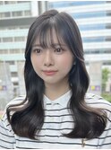 顔まわり/韓国ヘア/似合わせ/前髪カット/レイヤー/谷町四丁目