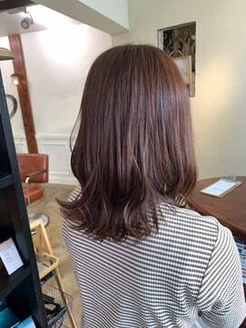 ヘアラウンジ アンリオ(hair lounge an rio) ピンクオレンジブラウンカラー